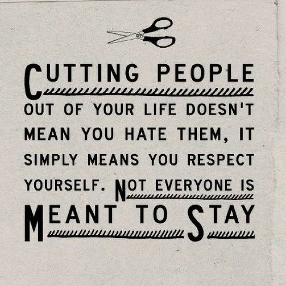 Cutting People Out
