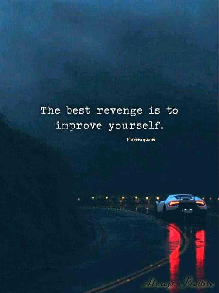 Evil Revenge Quotes The Best Revenge Is To Improve