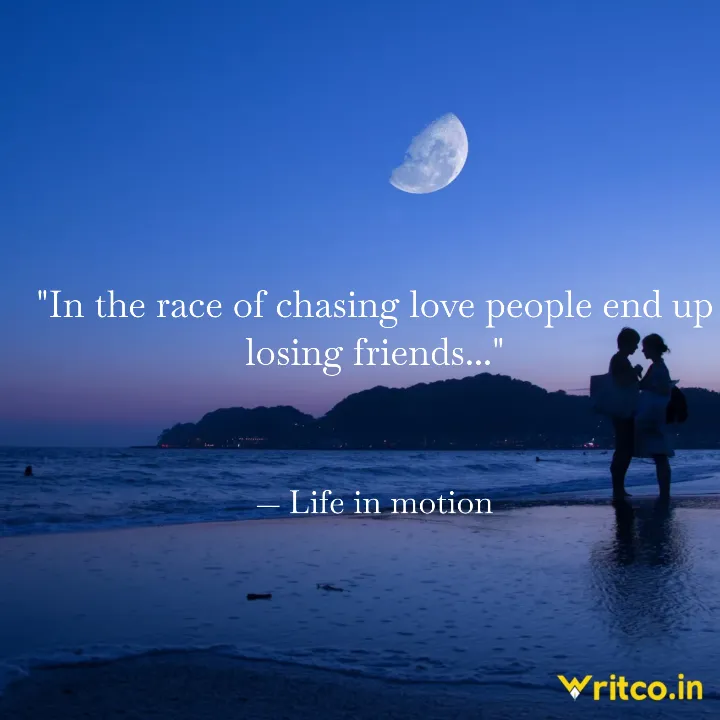 In The Race Of Chasing Love