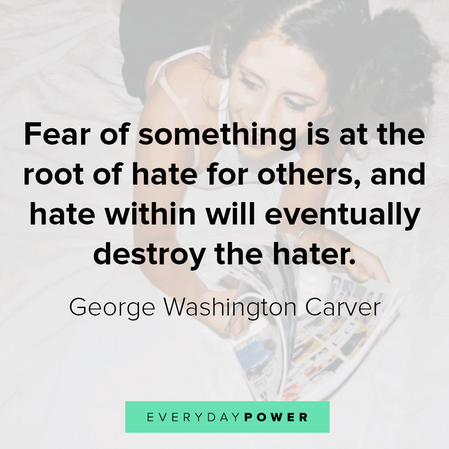 Indirect Quotes For Fake Friends Fear Of Something Is At The Root Of Hate For Others