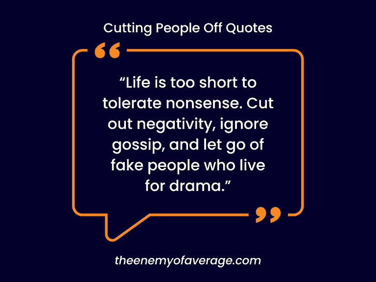 Life Is Too Short To Tolerate Nonsense