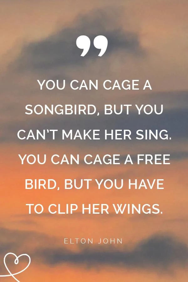 You Can Cage A Songbird, But You Can’t Make Her Sing