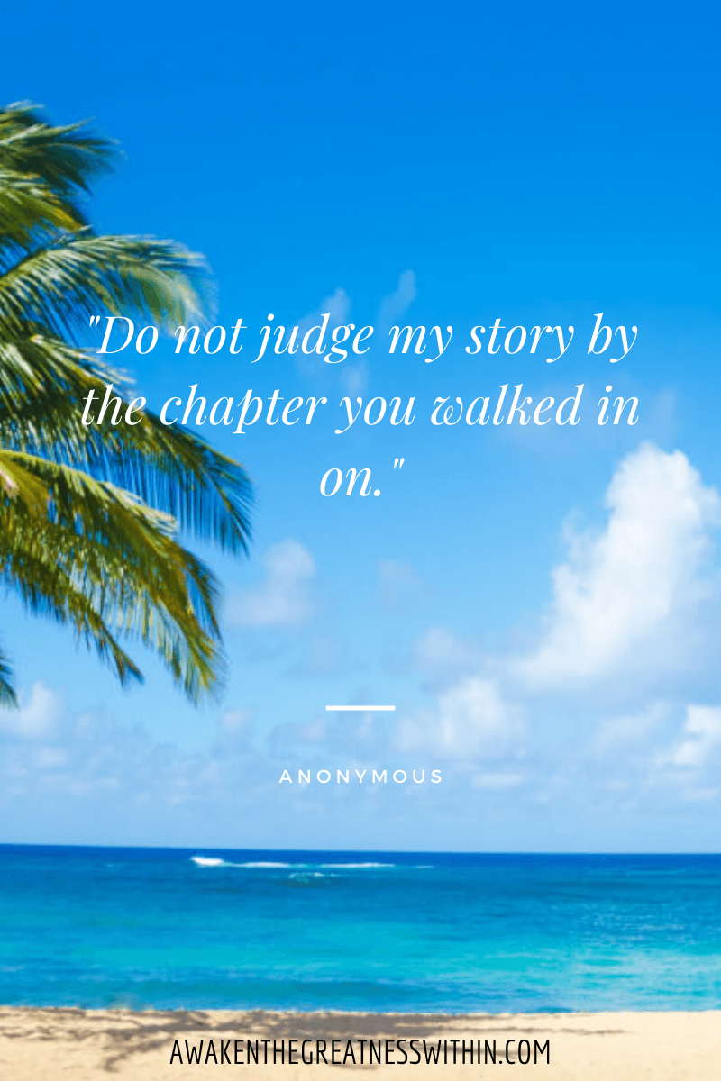 Do Not Judge My Story By The Chapter