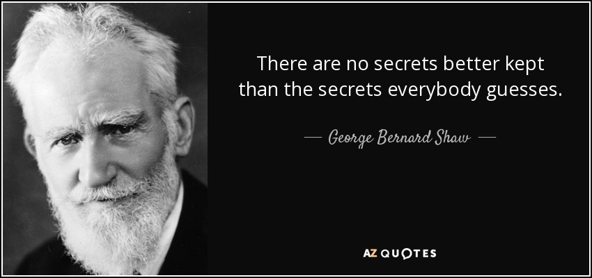 Famous Quotes About Secrets There Are No Secrets Better Kept Than The