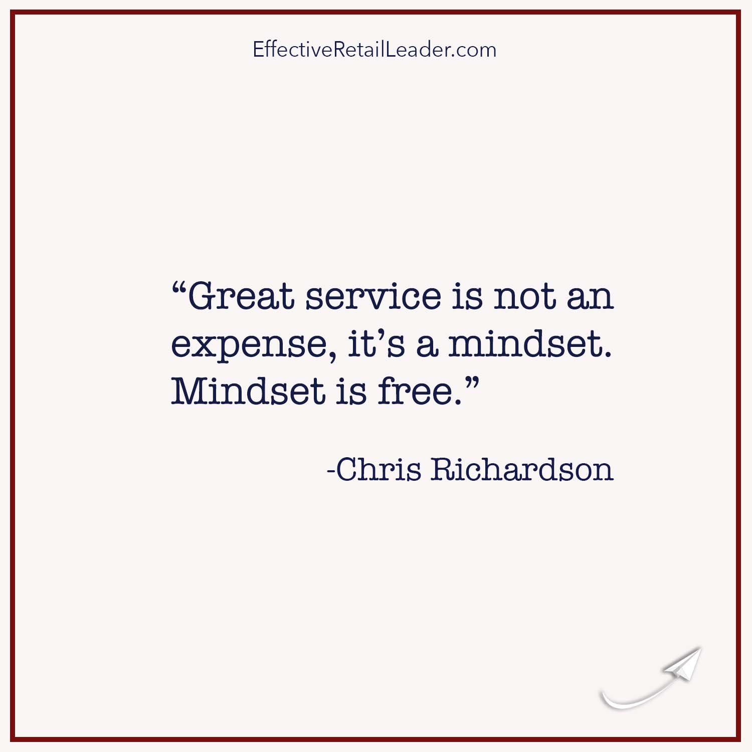 Great Service Is Not An Expense