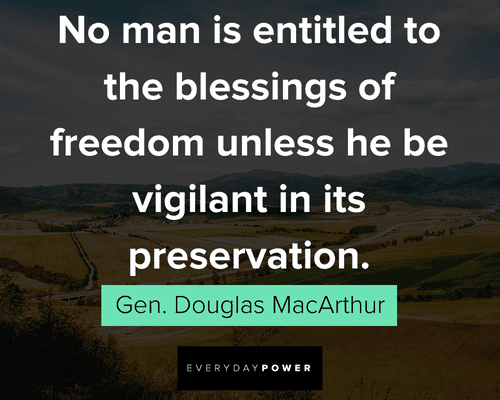 No Man Is Entitled To The Blessings Of Freedom