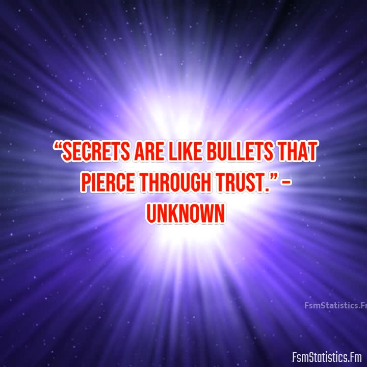 Quotes About Secrets And Lies Secrets Are Like Bullets