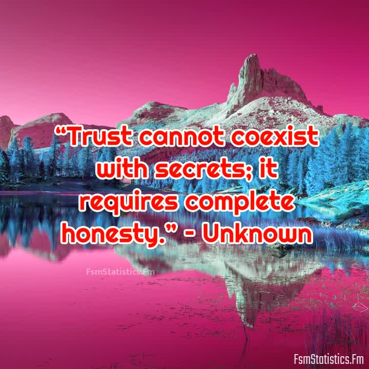 Quotes About Secrets And Trust Trust Cannot Coexist