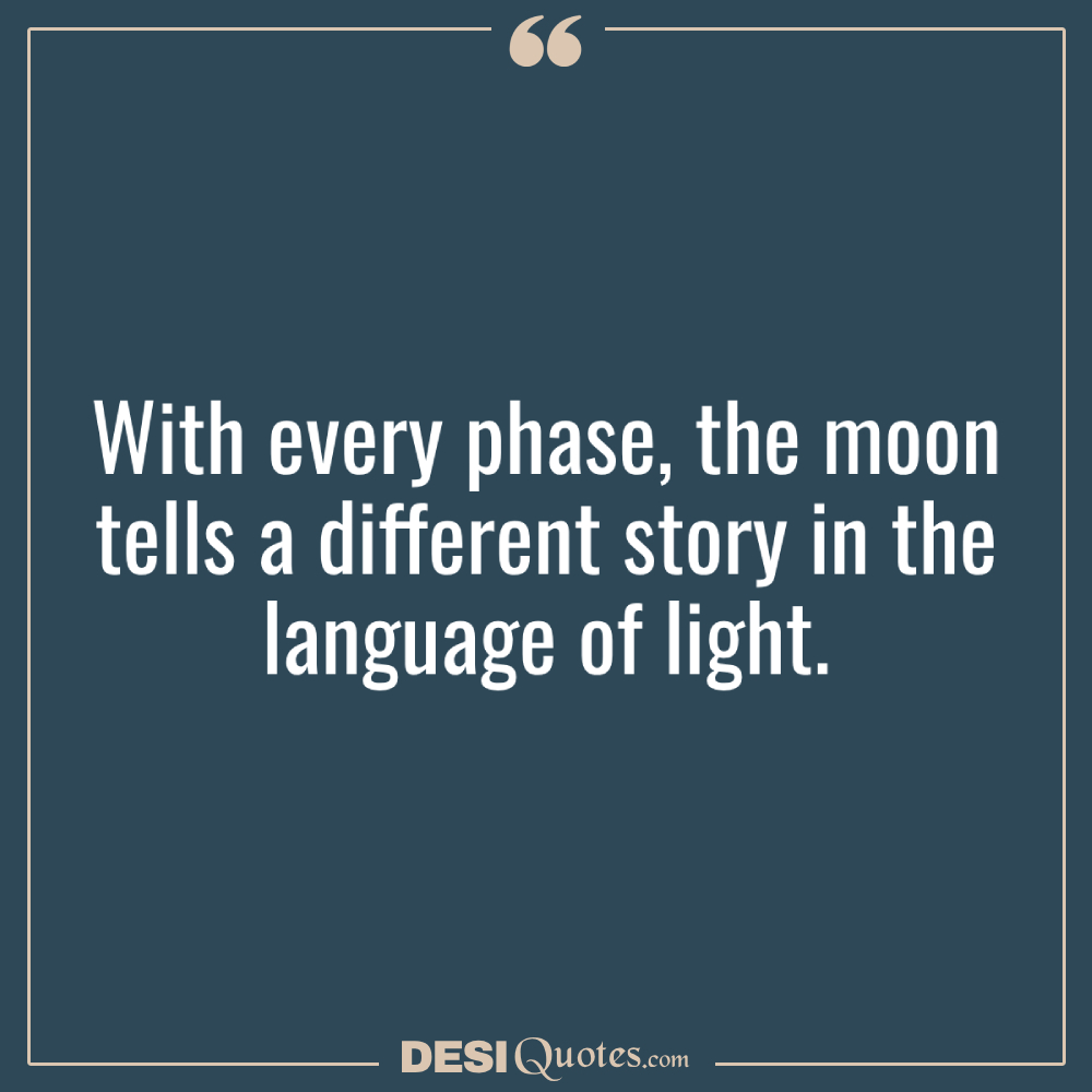 With Every Phase, The Moon Tells A Different Story In